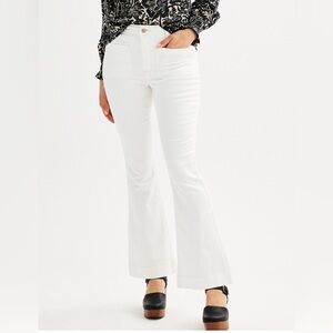 Sonoma women’s patch pocket high rise flare jeans size 16